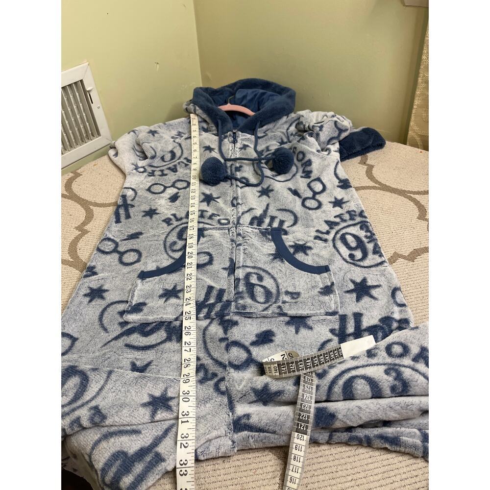 Harry Potter Women Adult Plush Fleece onesie Hooded Sleepwear,size medium, NWT - Picture 13 of 16